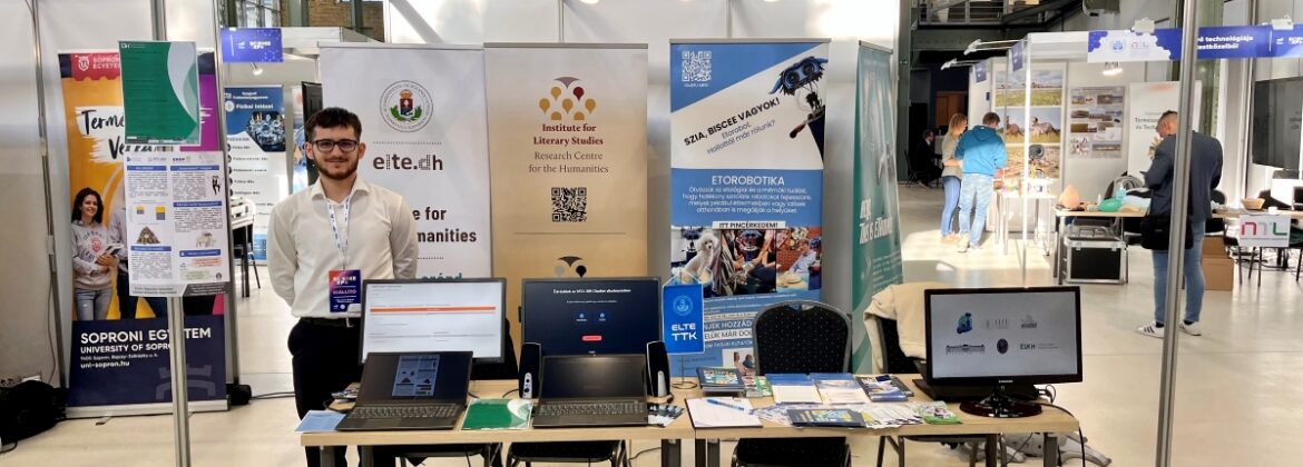 Az ELTE DH standja a Science Expon